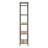 Antique Oak And Sandy Grey 5-Tier Bookcase-1449134525-1449134520