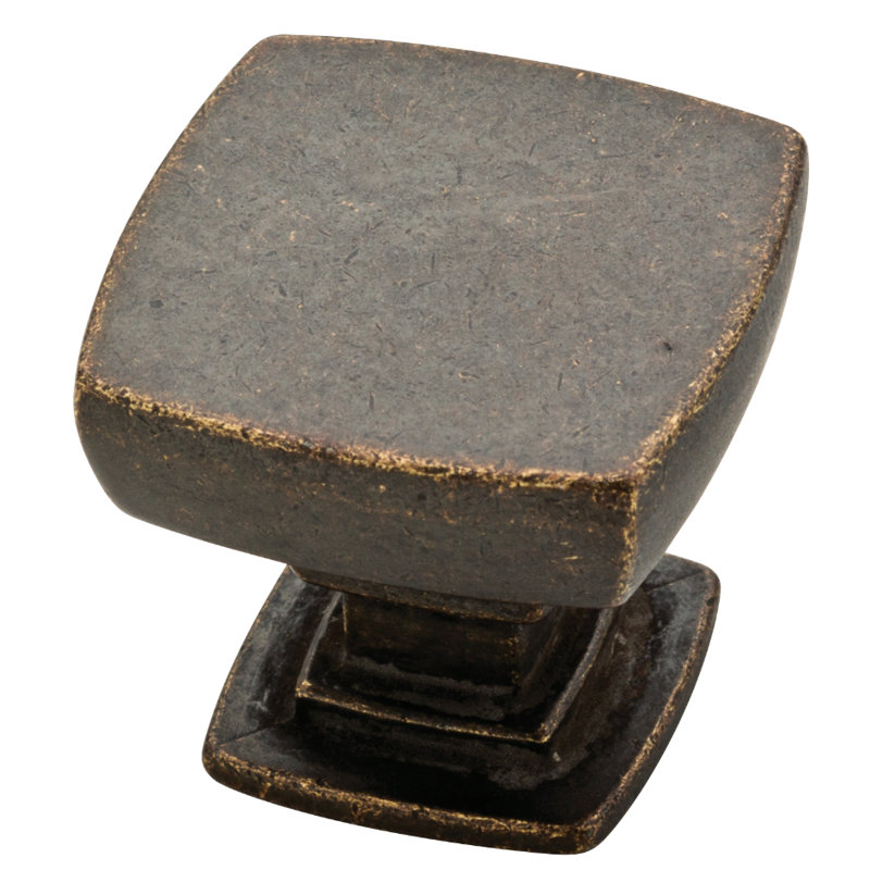 Parow 1.1457'' Square Knob, Warm Chestnut