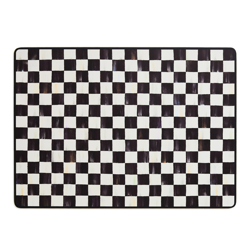 Courtly Checked Cork Back Placemat