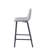 Adam Counter Stool in Grey- Fully Welded Frame with Plastic Glides