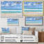 « Tranquil Beach Under White Clouds » - Impression-347542305-347542312-323833896