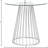 Cazzie Round Glass Top Metal Base Dining Table-343891677