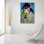 «Pop Call» par Loui Jover, art mural en verre acrylique