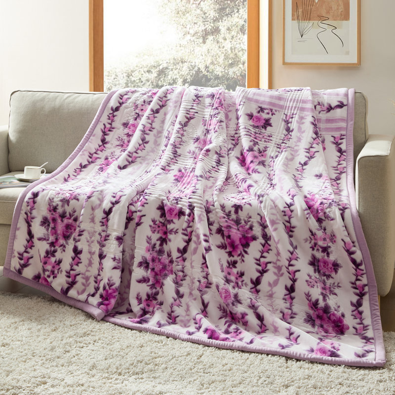 Couverture en peluche Nestl, Très grand, Mauve