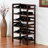 Wyncote 30 Bottle Holder Wine Rack in Walnut Brown Finish, 38.25" H X 21.26" W X 11.39" D