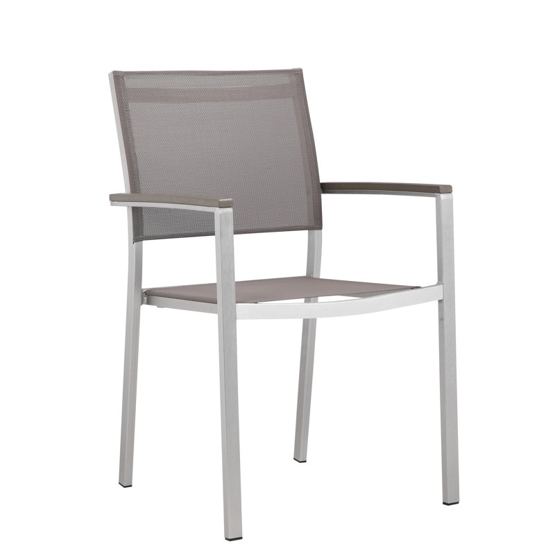 Aynura 12-Person Aluminum Outdoor Dining Set with Dual Rectangular Tables & Stackable Chairs