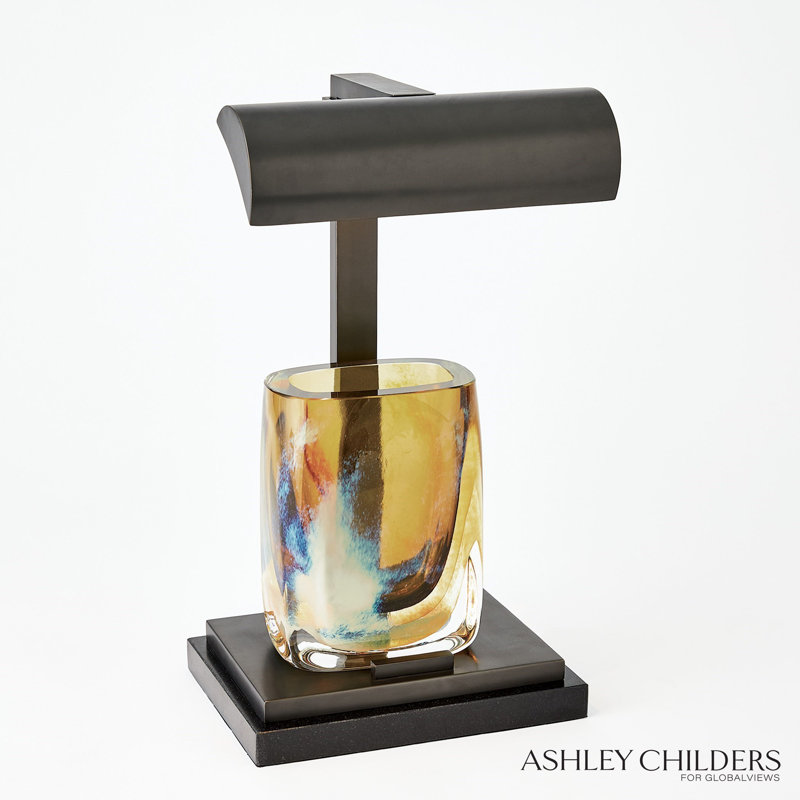 Tabletop Easel Lamp, Black