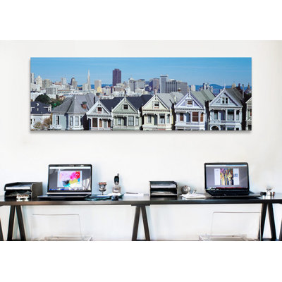 " San Francisco Panoramic Skyline Cityscape (Black & White) " Black and White Photography Print