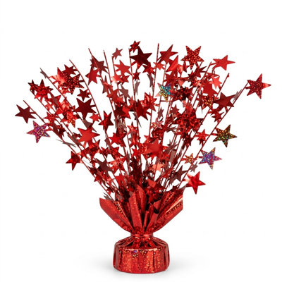PMU Starburst Balloon Centerpiece - Perfect Party Décor - 15in / 7.34cm Prismatic (1/pkg) Pkg/1