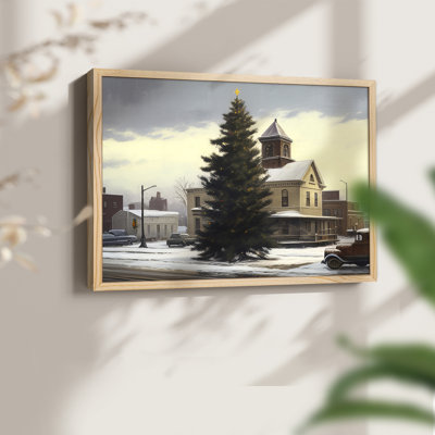 «Chirstmas Art» -CCCLLXXXI-impression encadrée - réarmable