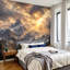 Papier peint adhésif auto-adhésif moderne pour la chambre à coucher Peel and Stick L 69 po x l 96 po