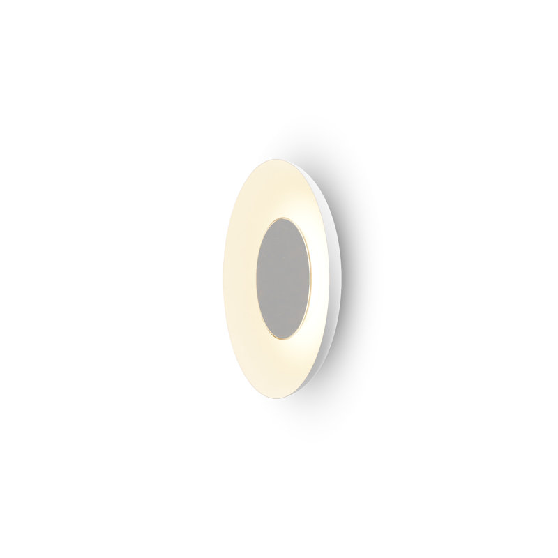Ramen 1500 - Light LED Flush Mounted Sconce, 2.6" H x 18" W x 18" D, Matte White