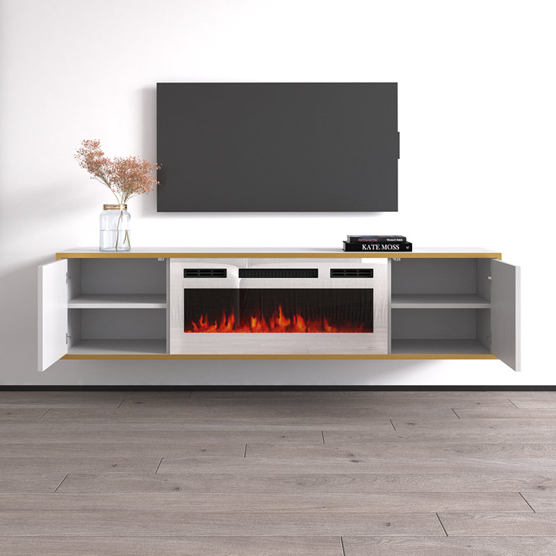 Meuble télé Goldie, Blanc