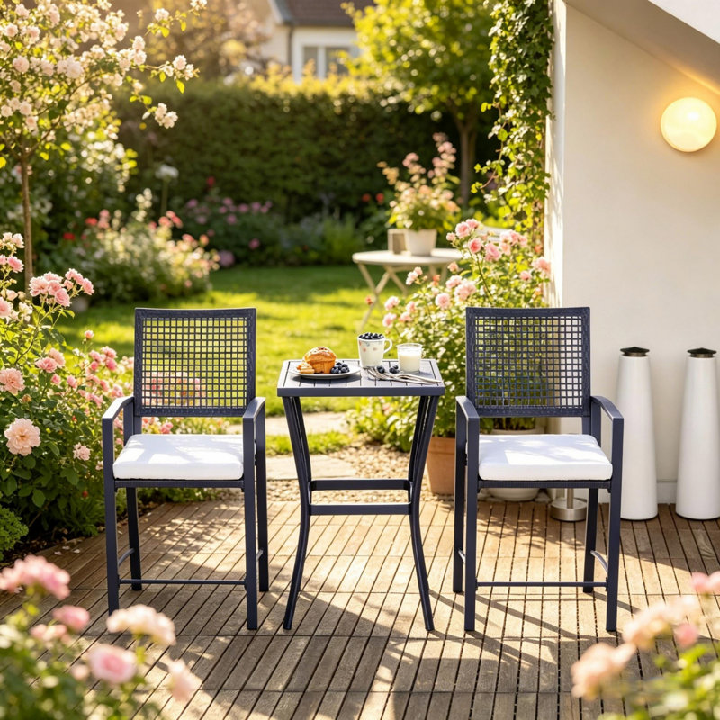 Ensemble de table de salle à manger d'extérieur, ensemble de table de bar pour le patio