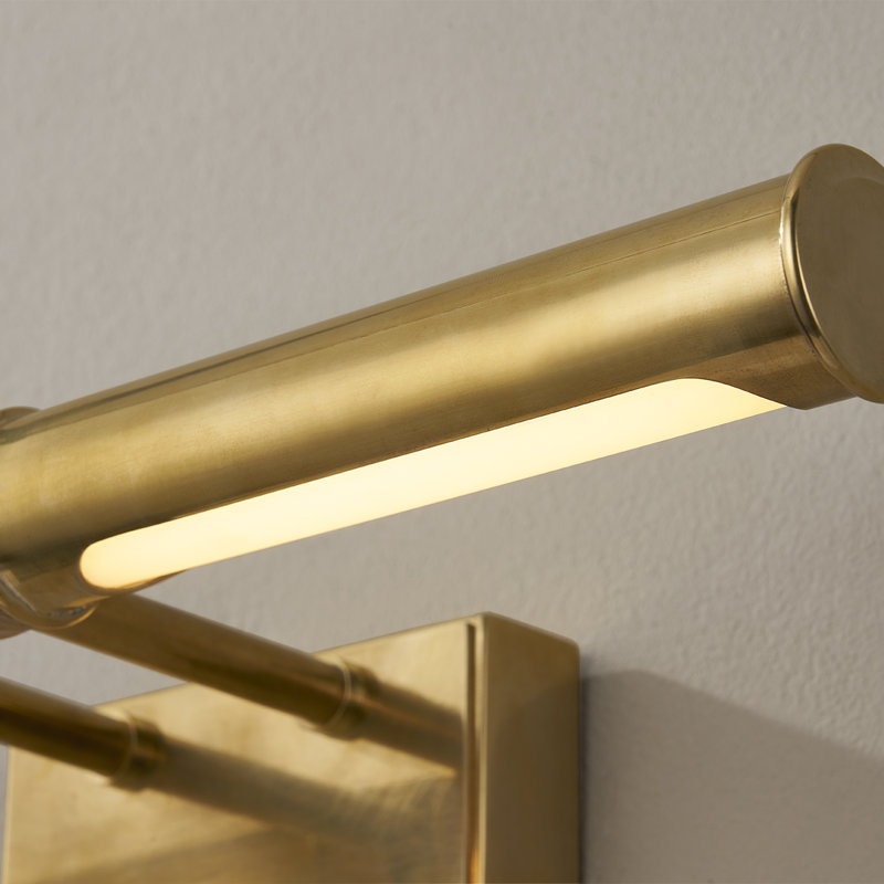 HALLSTEAD 1 LIGHT PICTURE LIGHT, 3" H x 18" W x 3" D