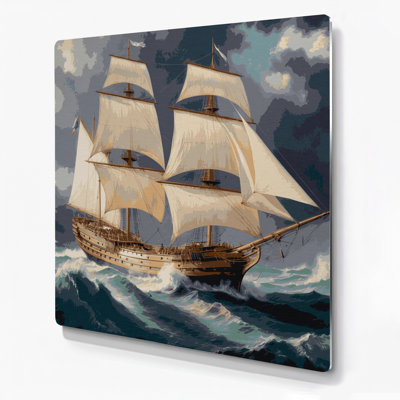 Art mural nautique gris nautique