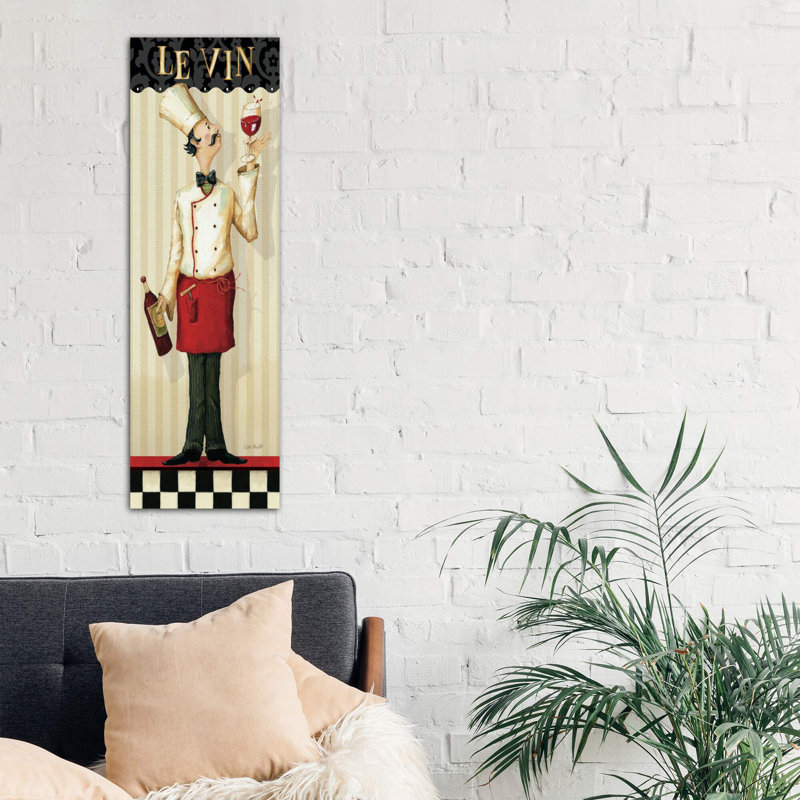 Chef's Masterpiece I (Le Vin) by Lisa Audit - Wrapped Canvas Panoramic Print, 30.48 cm H x 91.44 cm W x 1.91 cm D