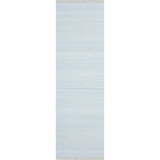 Somner Handmade Flatweave Blue Indoor / Outdoor Area Rug