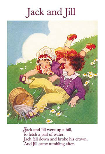 Jack and Jill, impression, H 42 po x l 28 po x P 1,5 po