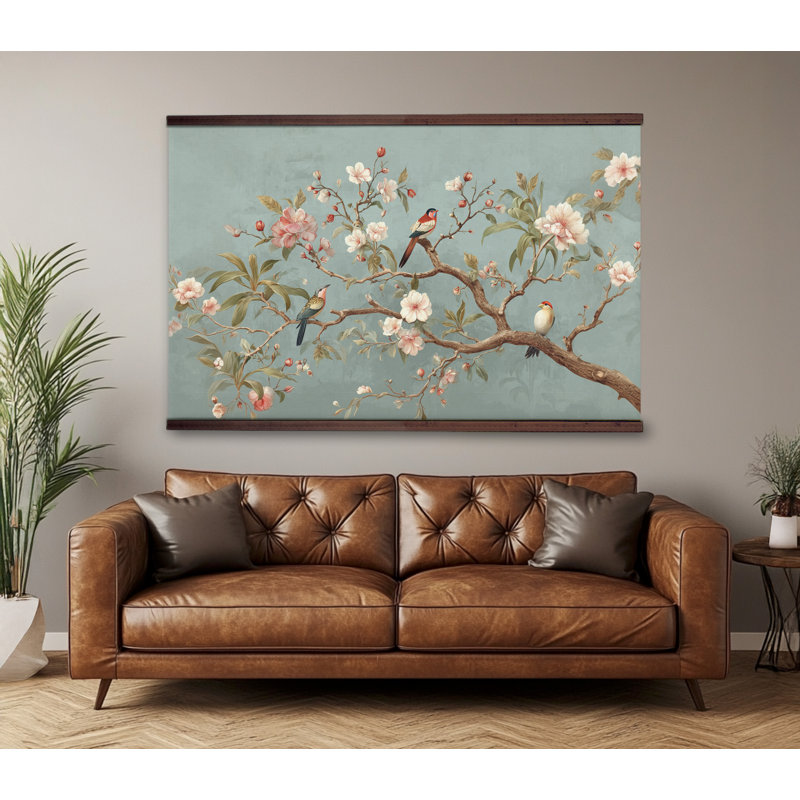 Tapisserie murale Chinoiserie, H 32 po x l 48 po