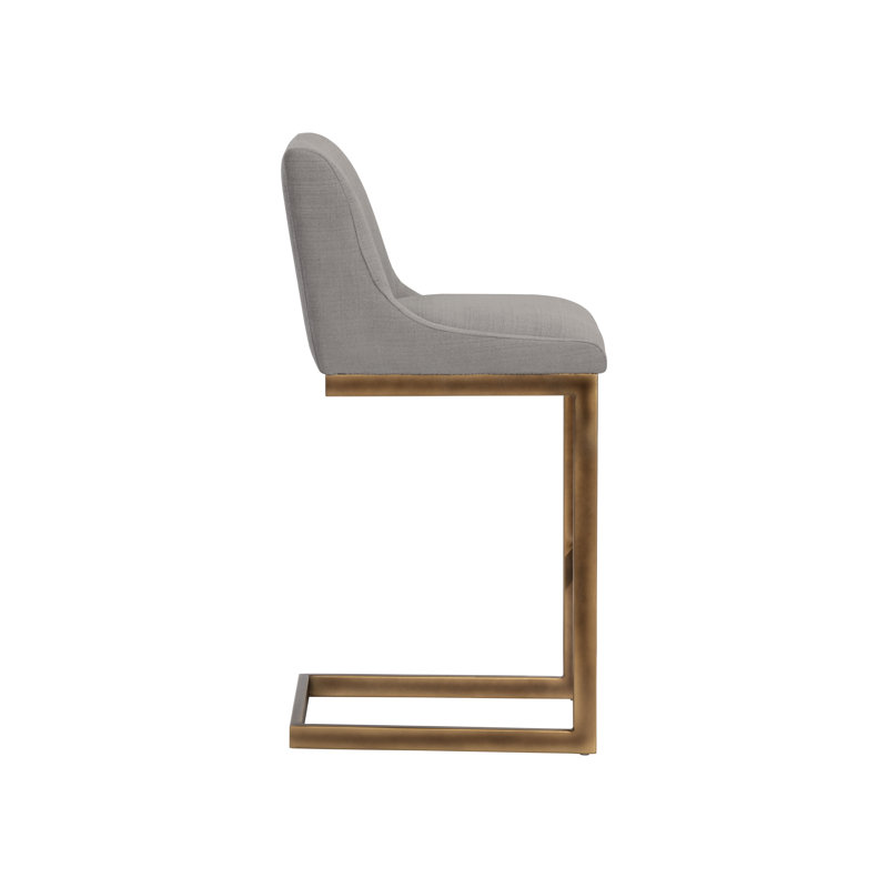 Holly Counter Stool - Abbington Burnt Orange, Light Grey, Counter Stool (26" Seat Height)