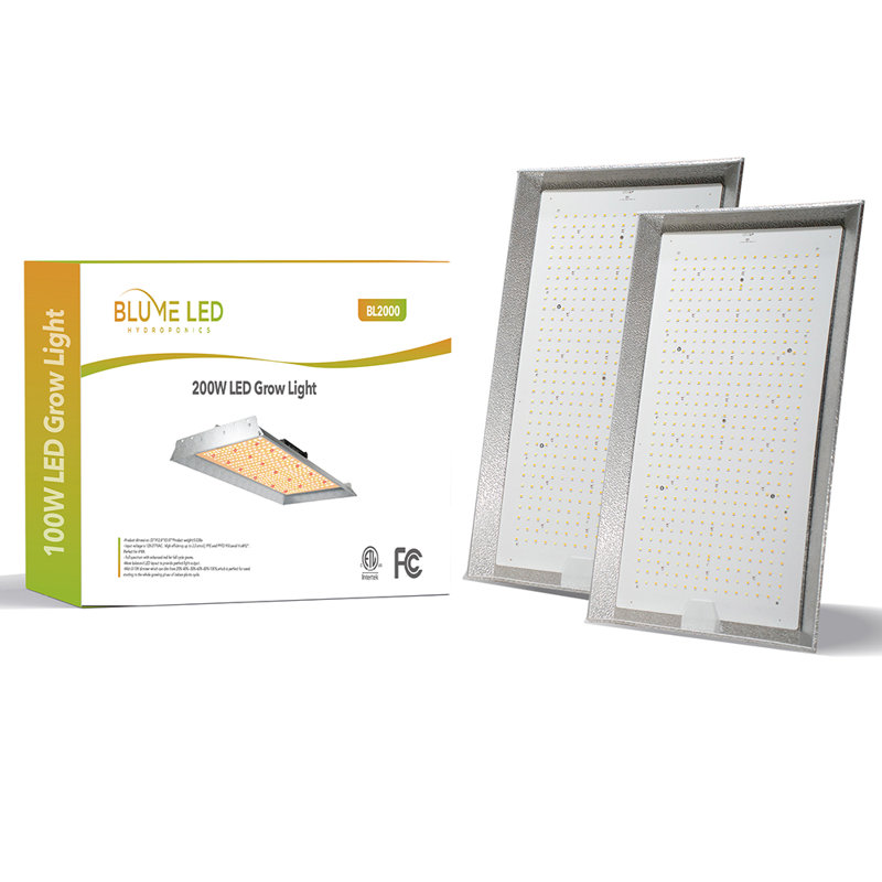 Blume 200-Watt Full Spectrum LED Grow Light Set for Indoor Plants