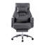 Fauteuil de direction inclinable en similicuir à haut dossier avec repose-pieds-1694760655