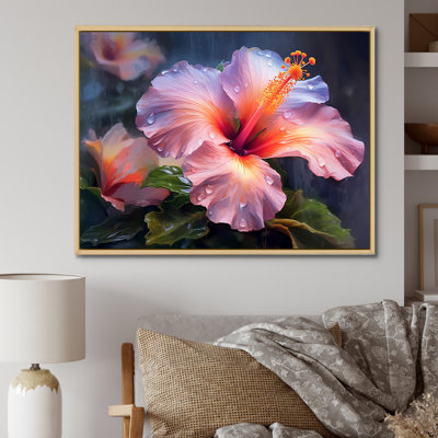 Hibiscus vibrant dans l'allure tropicale I