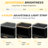  Led Nightstand With Wireless Charging, Smart Bedside Table With Drawers & Usb & Type-c Charging Ports-1481197586