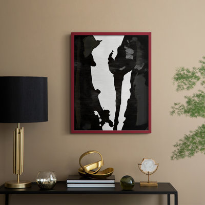 "Abstract", reproduction encadrée prête à être suspendue