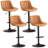 Modern Height Adjustable Swivel Bar Stools Upholstered Leather Barstool Kitchen Island Chairs With Metal Frame-1949709389
