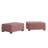 Upholstered Square Corduroy Ottoman-373930852