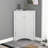 White Triangle Bathroom Cabinet With Adjustable Multi-Purpose Shelving Customizable Shelves - Fits Home Decor-1271253583