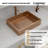 19" L x 15" W Stainless Steel Bathroom Vessel Sink Rectangular Bathroom Sink Above Counter Sink with Pop-up Drainer-98373671-98373672