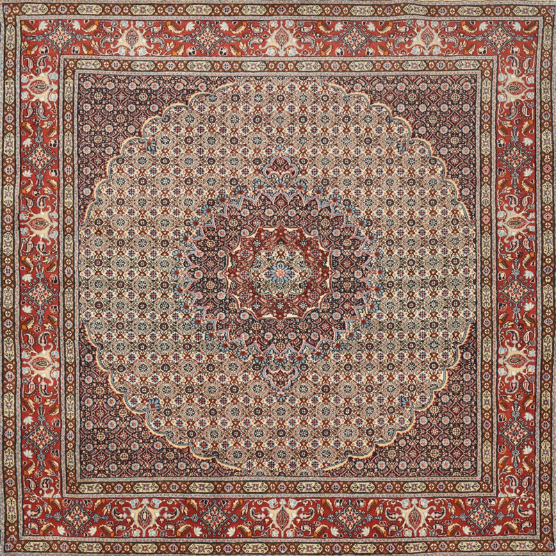 Oriental Indoor Rug, Square 4'
