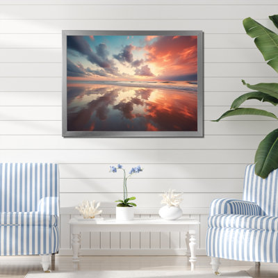 «Beach Photo Seaside Minimalisme III», reproduction d'art sur toile