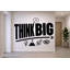 Adhésif décoratif «Think Big Idea», ampoule pour bureau-2077561127-2077561182