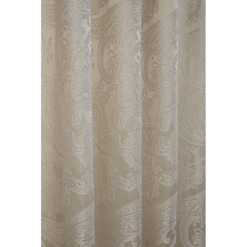 Duchess Semi Sheer Sliding Panel Pair, Cream, Width 168 x Drop 137cm