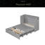 Lit escamotable avec tiroir et ensemble de prises et ports USB, structure de poulie-590504166-590504167