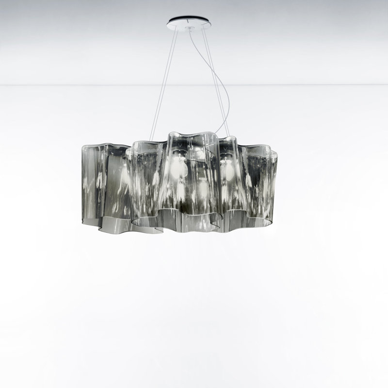 Logico Linear Suspension Light by Michele De Lucchi & Gerhard Reichert, Tobacco