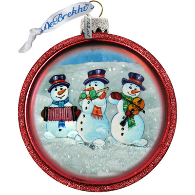 Ornement en verre Holiday Splendor