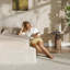 Pourtour de lit sans cadre AirFrame King, coussin éponge rembourré en nuage de 8,7 po, assemblage facile (sans la base de lit), blanc cassé.-133237813