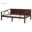 Lit de jour pleine grandeur, espresso-324270633-324270634