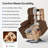 Dual Motor Power Lift Chair Recliner for Elderly with Massage and Heat, Infinite Position Electric Lift Recliner with Adjustable Headrest, USB (T6015 - Plush Fabric, Brown, Medium)-1296720722