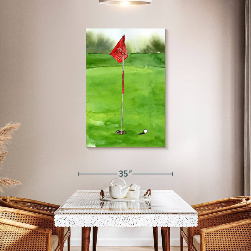 Tee Off Time I, 45" H x 30" W