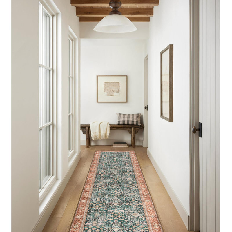 Tapis lavables à la machine Govan Vintage, Tapis de couloir 2 pi x 8 pi