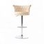 Ensemble de 2 tabourets de bar en velours-574597543