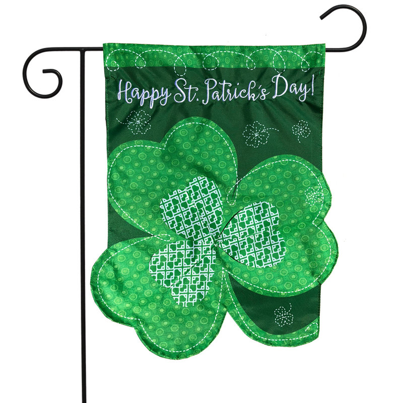 Drapeau de jardin Shamrock