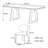 Modern simple rectangular dining table and chairs-111170135