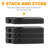 Haque 200 Lbs 4 Piece U Shape Plastic Free Standing Umbrella Base